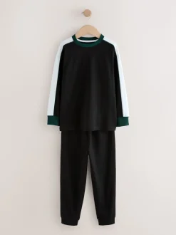 Next - Lot de 3 pyjamas à manches longues (3-16ans) Vert Hot