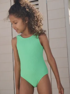 Next Vert - Maillot de bain Effet froissé (3-16ans) Clearance