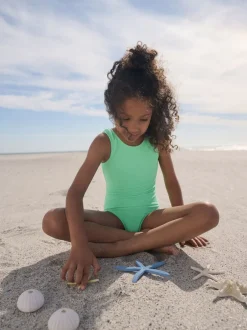 Next Vert - Maillot de bain Effet froissé (3-16ans) Clearance