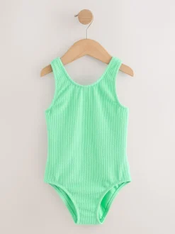 Next Vert - Maillot de bain Effet froissé (3-16ans) Clearance