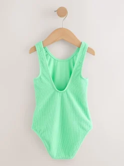 Next Vert - Maillot de bain Effet froissé (3-16ans) Clearance