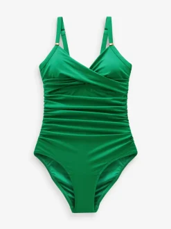 Next Vert - Maillot de bain moulant avec contrôle du ventre Hot