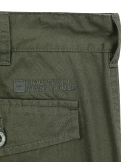 Mountain Warehouse - Mens Lakeside 100% Cotton Cargo Shorts Vert Best