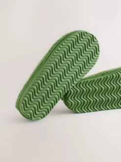 Next Vert - Mules chaussons Grinch en peau de mouton Online