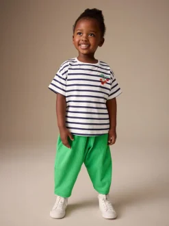Next Vert - Pantalons amples texturés (3mths-7yrs) Discount