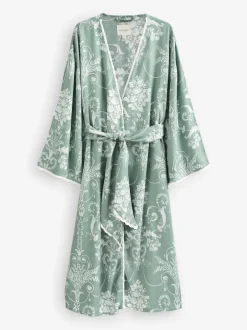 Laura Ashley - Peignoir Josette Vert Sale