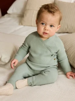 Next vert - Pull et Leggings en maille bébé Ensemble 2 pièces (0mois-2ans)