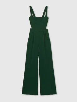 Reiss Vert - Dion Ample Cut-Out Combinaison Clearance
