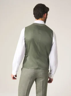Skopes - Jude Tweed Coupe sur mesure Suit Gilet Vert Best