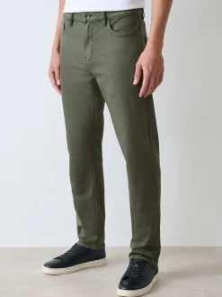 Next - Slim Fit (Slim Fit) - Jeans stretch de confort Vert Sale