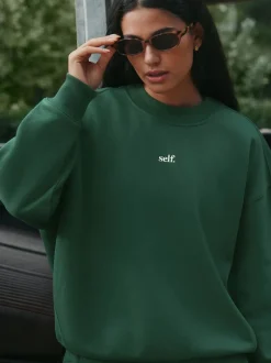 self. - soi-même. Jogging à poignets Vert Hot