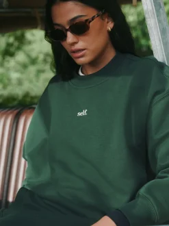 self. - soi-même. Jogging à poignets Vert Hot