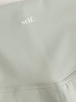 self. - soi-même. Legging taille haute vert Outlet
