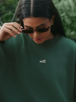 self. Vert - soi-même. Sweatshirt Online
