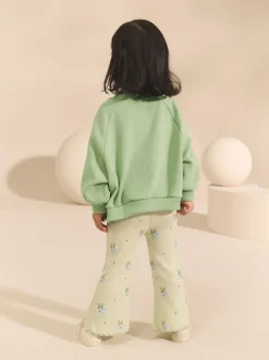 Next - Sweat à col ras du cou (3mths-7yrs) vert Clearance