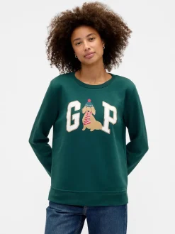 Gap - Sweat décontracté à logo Vert New