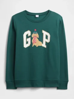 Gap - Sweat décontracté à logo Vert New