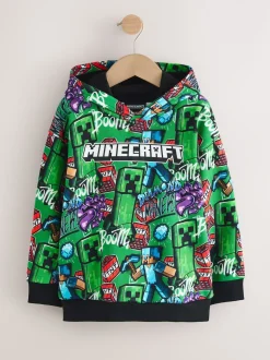 Next Vert - Sweat-shirt à capuche Minecraft (3-16ans) Clearance