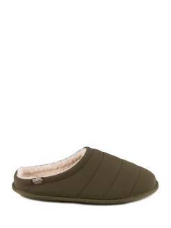 Totes Vert - Mens Isotoner Sport Quilted Mule Slippers Discount