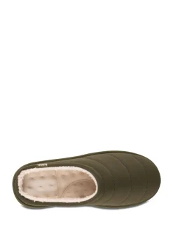 Totes Vert - Mens Isotoner Sport Quilted Mule Slippers Discount