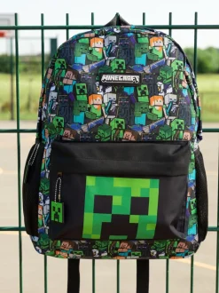 Vanilla Underground Vert - Sac à dos Minecraft Boys Creeper And Zombie imprimé sur l’ensemble Outlet