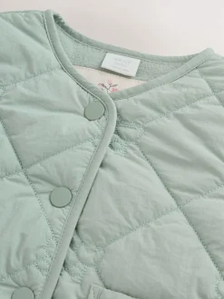 Next vert - Veste bébé Tulip en nylon matelassé (0mois à2ans)