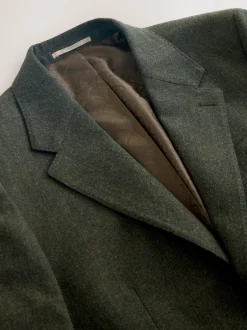 Next Vert - Veste de costume habillée en laine mérinos Blend Best