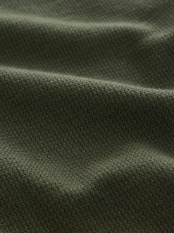 Next Vert - Veste-chemise texturée zippée Outlet