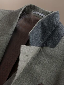 Next Vert - Vestes de Costume Nova Fides Signatures Coupe classique en laine italienne 100% Hot