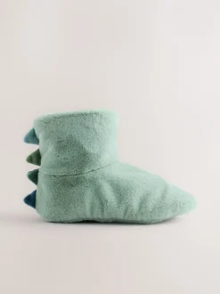 Next Vert avec dinosaure - Chaussettes chaussons souples Online