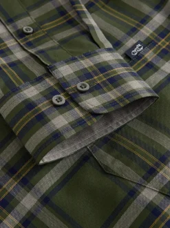 Next Vert Blackwatch - Chemise Oxford ajustée Easy Iron Button Down New