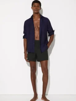 Reiss Vert bouteille - Short de bain Sun avec pattes d'ajustement sur les côtés Clearance