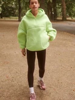 Next Vert citron - Veste Active Borg à capuche Online