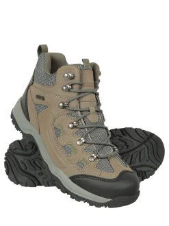 Mountain Warehouse - Chaussures de randonnée Adventurer imperméables pour homme Vert clair Sale