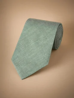 Next Vert clair - Signature Made In Italie Imprimé Mélange Look Cravate