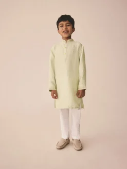 Next Vert clair brodé - Kurta (3mths-16yrs) Sale