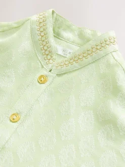 Next Vert clair brodé - Kurta (3mths-16yrs) Sale
