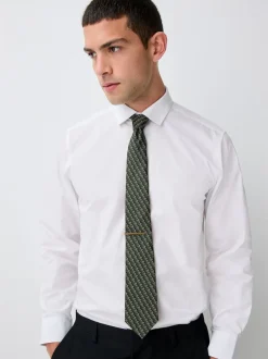 Next - Cravate de modèle Vert et blanc