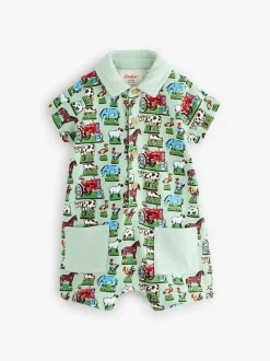 Next Vert Farm à col - Barboteuse Kidston 100% Cotton Cath Online