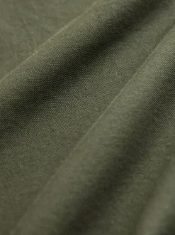 Next - Ajustement régulier - Chemise Oxford à manches longues vert foncé Discount