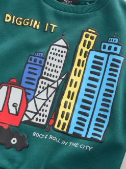 Next vert foncé - Ensemble Sweat-shirt et Joggings à Col rond (3mois7ans) (3mois7ans) Hot