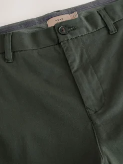 Next - Slim Fit (Slim Fit) - Pantalon chino stretch vert foncé