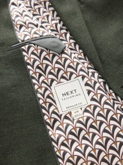 Next Vert kaki - Ajustement régulier - Blazer intelligent texturé Online