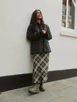 Next Vert kaki - Bottes de pluie hauteur genou doublées de fausse fourrure haut de gamme New