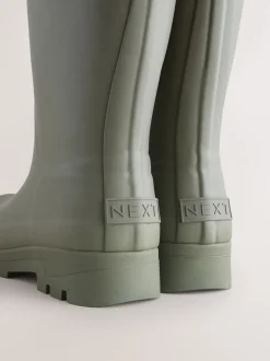 Next Vert kaki - Bottes de pluie hauteur genou doublées de fausse fourrure haut de gamme New