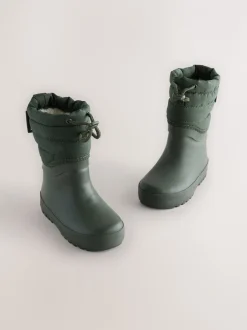 Next Vert kaki - Bottes de pluie à poignets matelassés Online