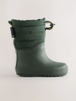 Next Vert kaki - Bottes de pluie à poignets matelassés Online