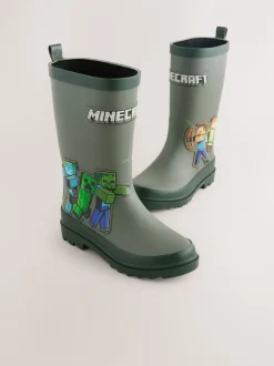 Next Vert kaki - Bottes en caoutchouc Minecraft Discount