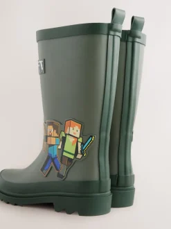 Next Vert kaki - Bottes en caoutchouc Minecraft Discount