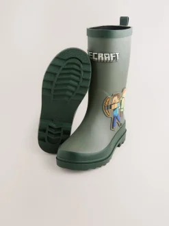 Next Vert kaki - Bottes en caoutchouc Minecraft Discount